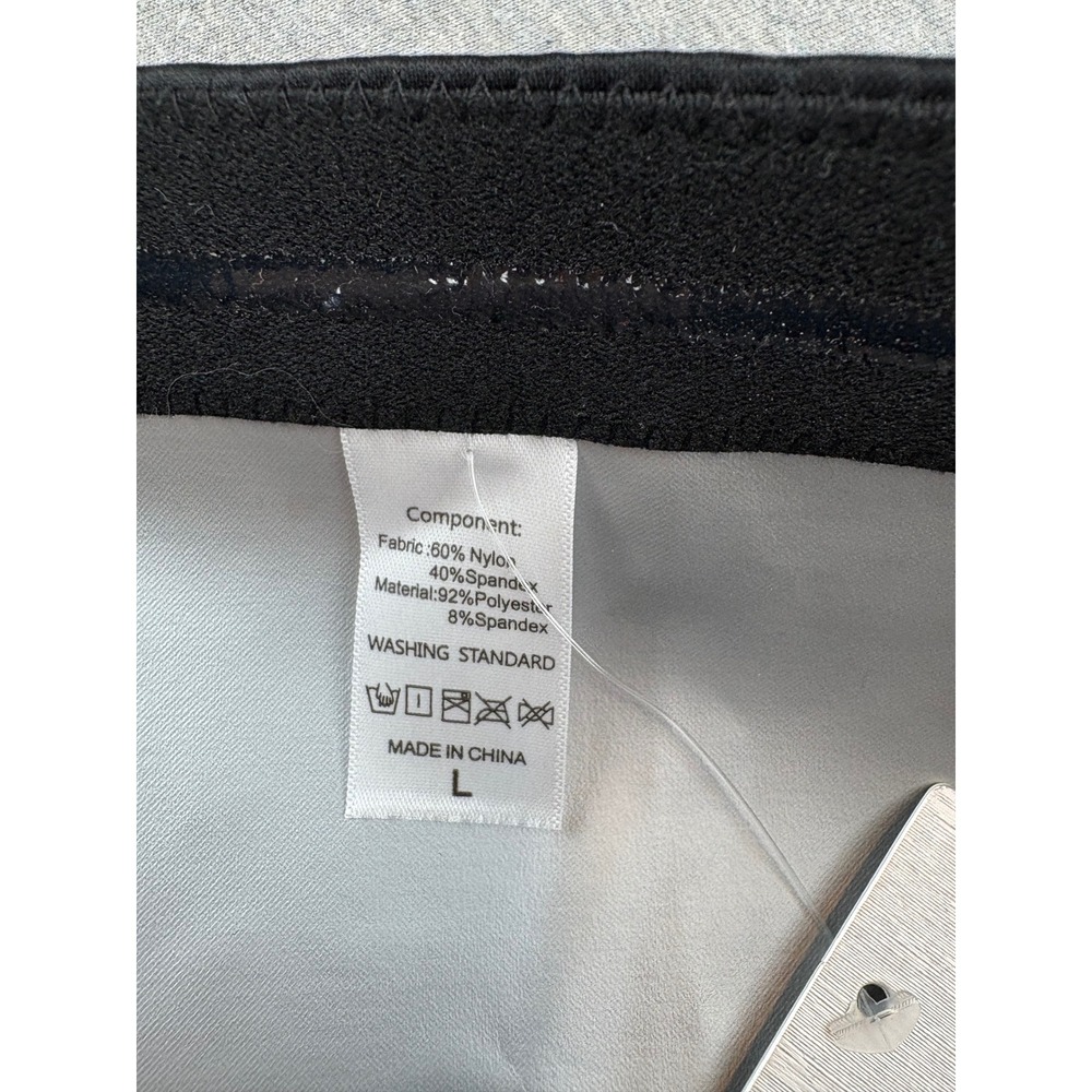 Kumayes Pant Womens L Black High Waist Tummy Control Sauna Compression NWT - Picture 6 of 8